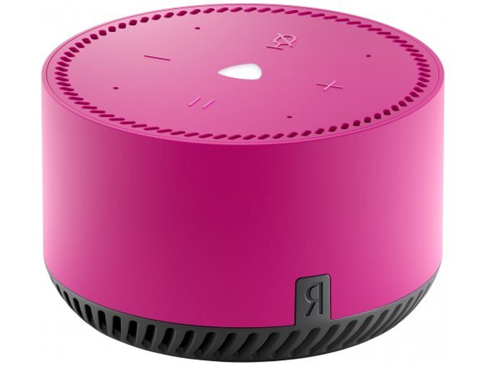 Умная колонка ЯНДЕКС Станция Лайт 5Вт, с голосовым помощником Алиса, розовый