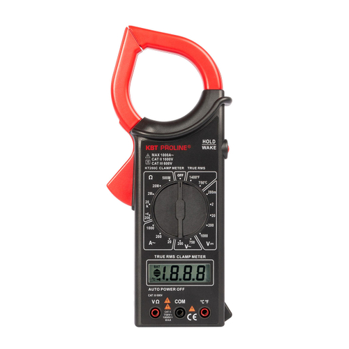 Токовые клещи цифровые KT 266C серия PROLINE КВТ