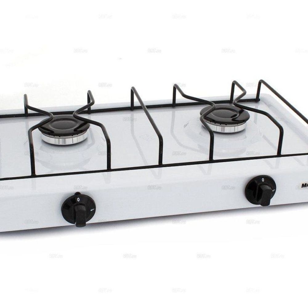 Мечта бел Плитка газовая 2 конф настольная с компл (рукав,два хомута)030105705