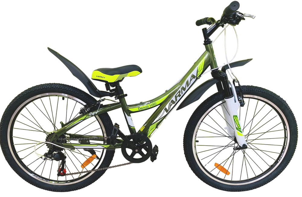 Велосипед 24&quot; VARMA Denali H40 р.11.5 зелено-желтый 7 ск