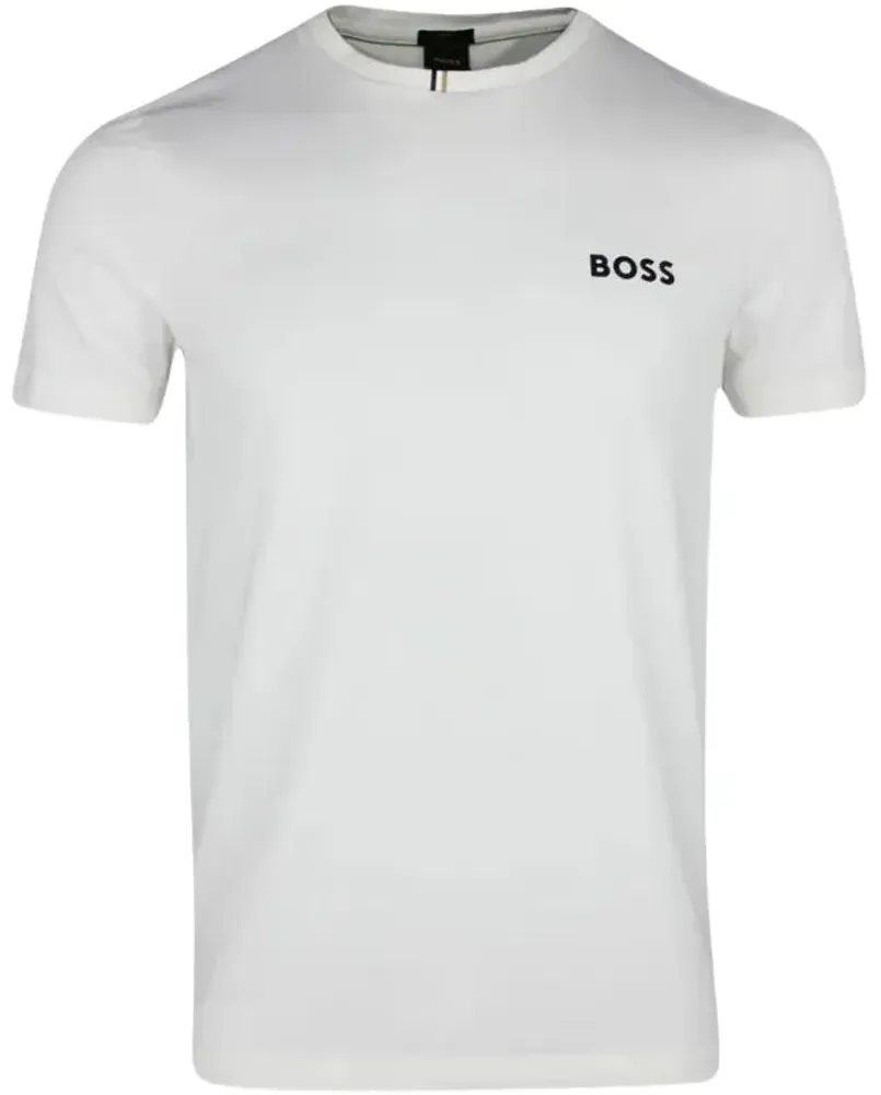 Мужская теннисная футболка BOSS TOC Game - white