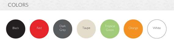 Полубарный стул Air 65 см серый