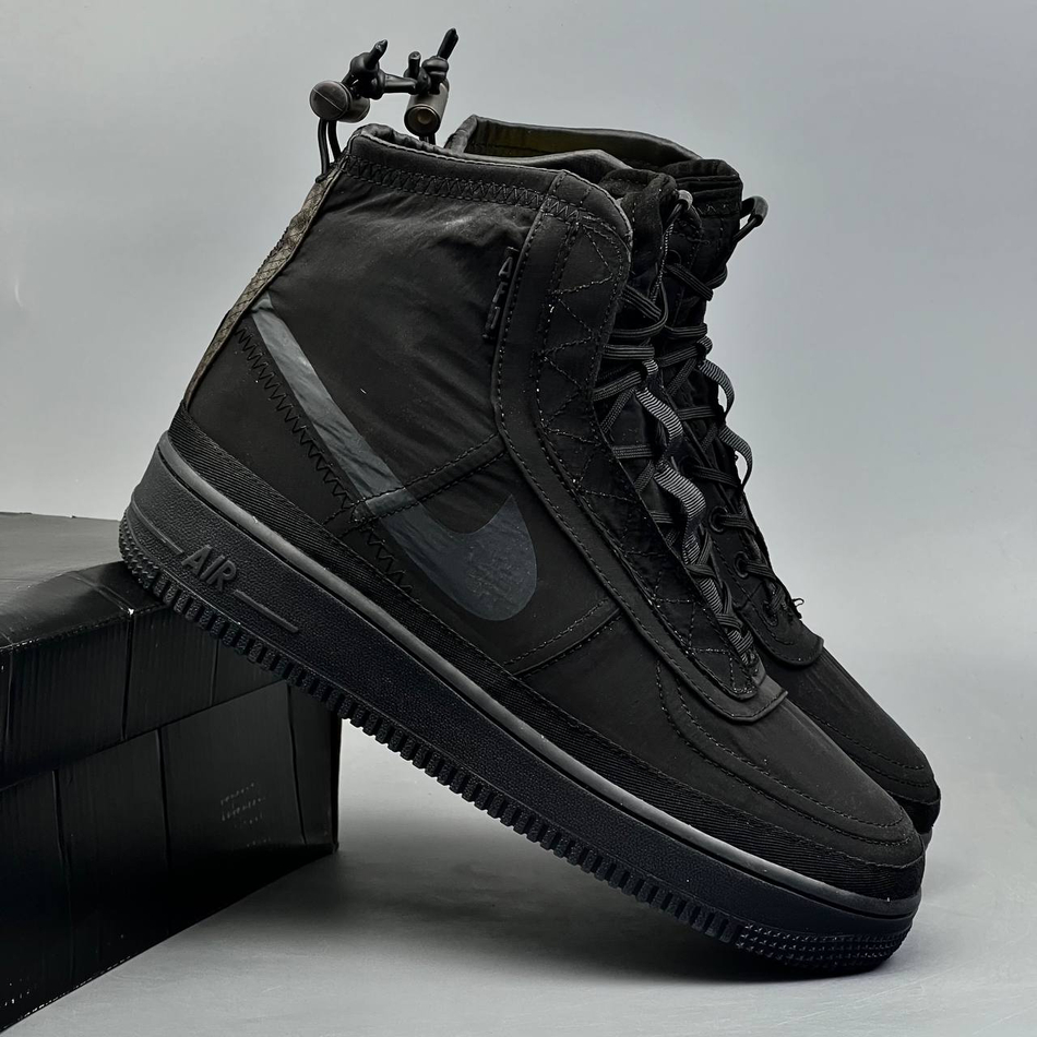 Кроссовки Nike Air Force 1 High Shell #328 (черн.)