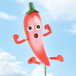 Штекер садовый "Крутой перец" 58см