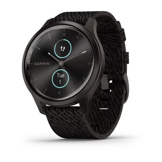 Умные часы Garmin Vívomove Style Gunmetal-Dark Gray, Fabric 010-02240-23