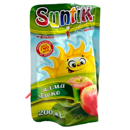 Сок натуральный Suntik Яблоко 200 мл