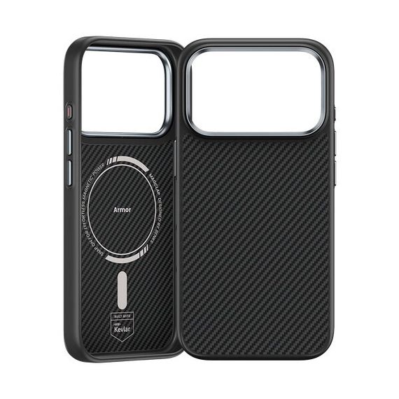 Чехол Benks ArmorPro Case built with Kevlar 600D для iPhone 17 Pro 6.3&quot; (C.K.FL.AP.BK.A069) черный (Black)