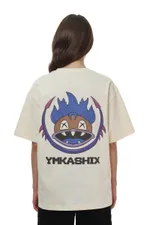 Футболка Ymkashix 8-bit бежевая