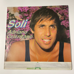 Винтажная виниловая пластинка LP Adriano Celentano Soli (Германия 1979)
