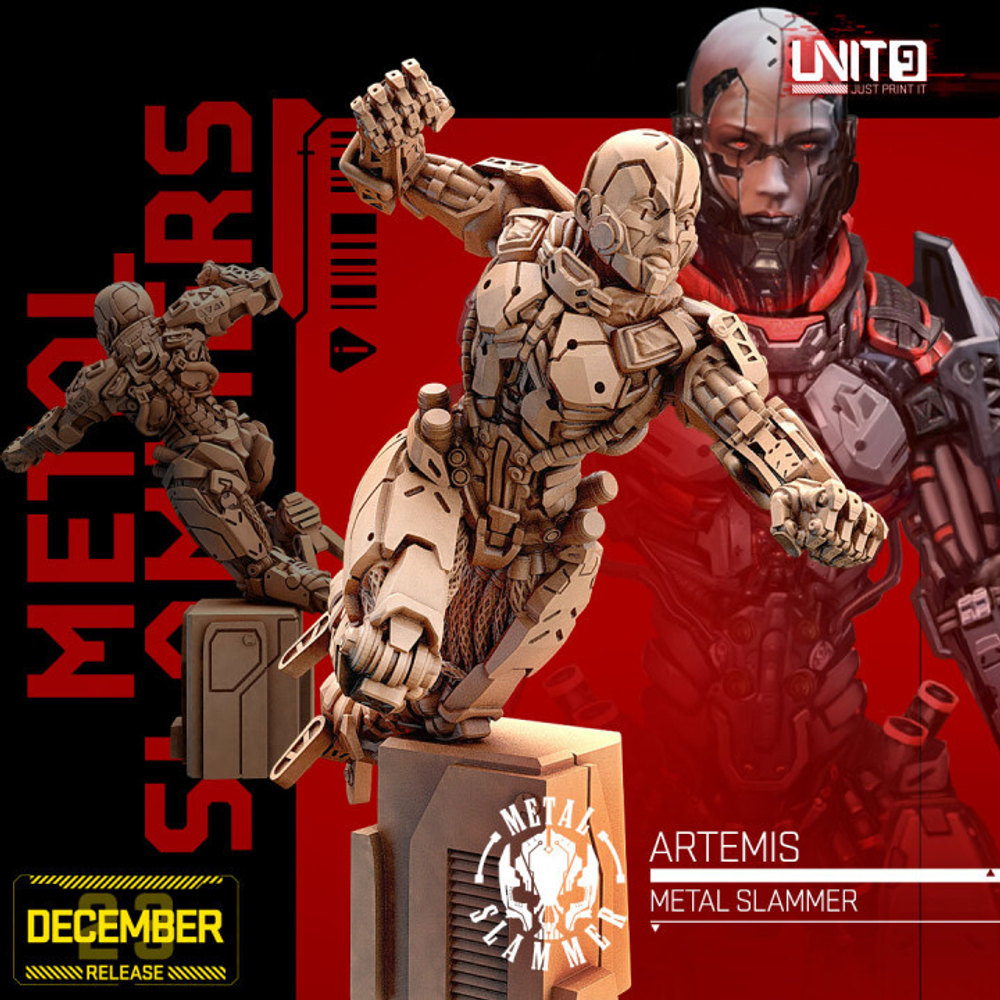 Мальстрём Cyberpunk - Aspect - Metal Slammers gang member Миниатюры 32-56-75mm