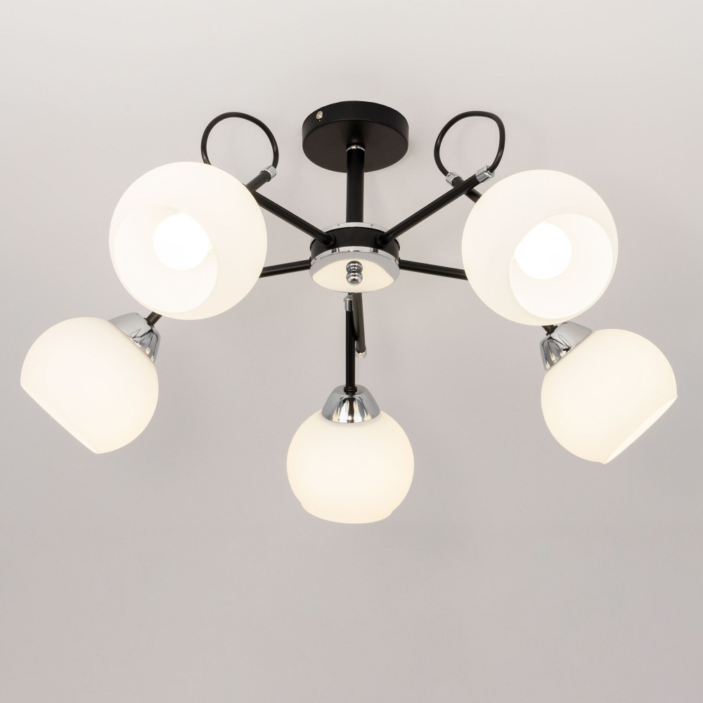 Citilux Стивен CL141251 Люстра потолочная Чёрная