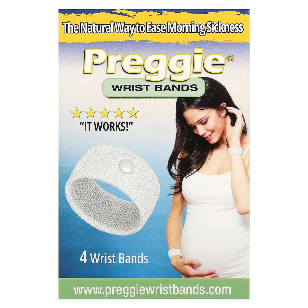 Preggie, ремешки на запястья, 4 шт.
