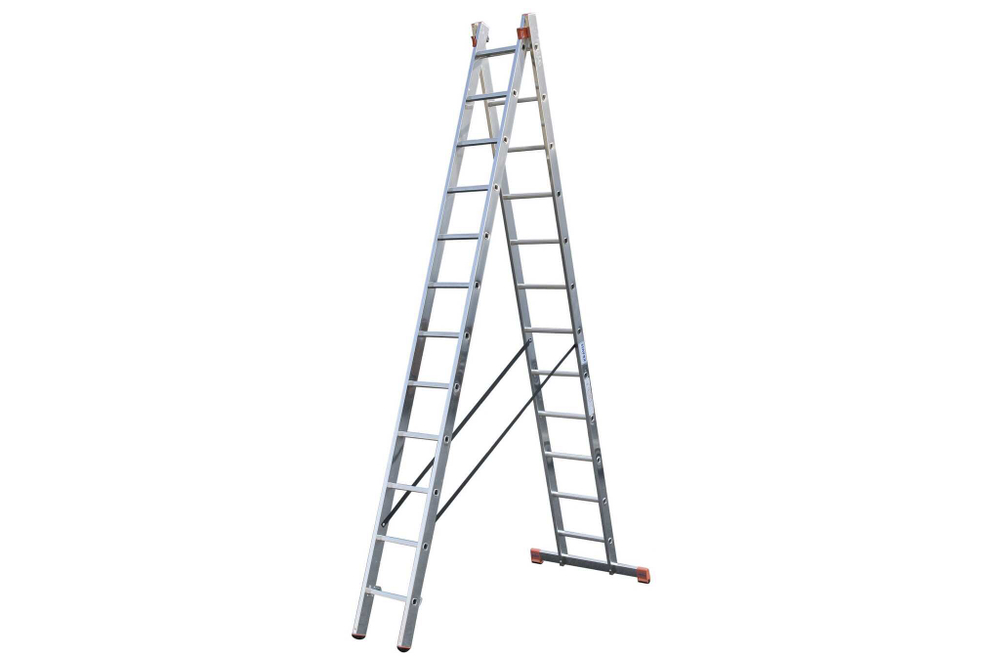 DUBILO Универс.лестница из 2-х частей,2*12 перекладин
