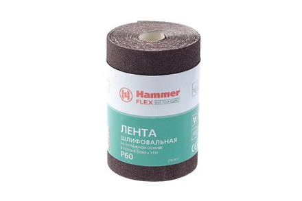 Лента шлифовальная в рулоне HAMMER Flex 216-011