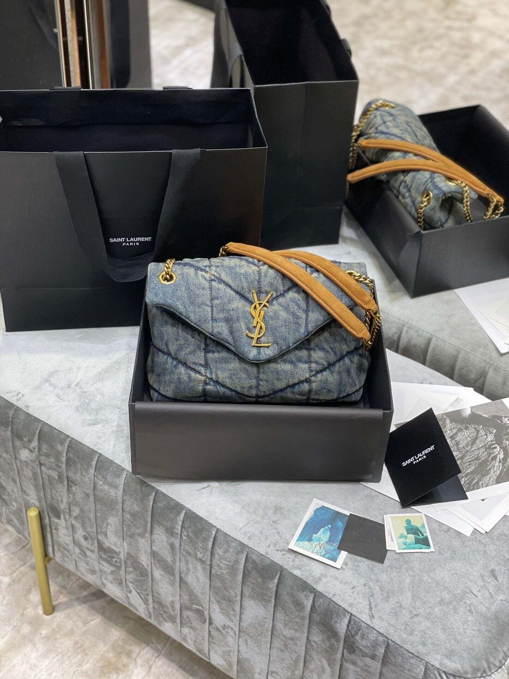 Yves Saint Laurent Loulou Puffer Bag 29 cm