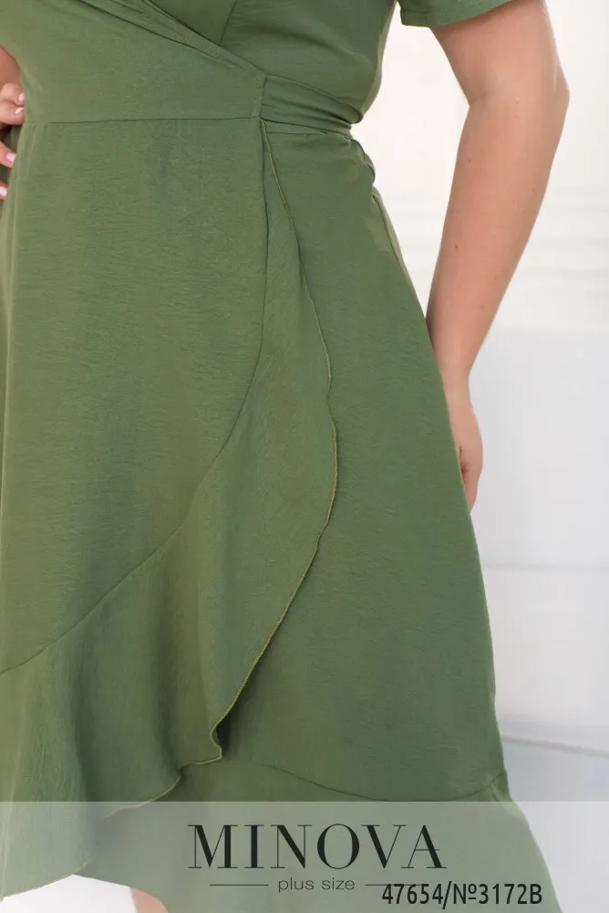 Платье 3172B-оливка Minova