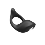 Черное перезаряжаемое эрекционное кольцо Gemma (Цвет: черный)