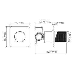 Schunter 8251 Смеситель для душа