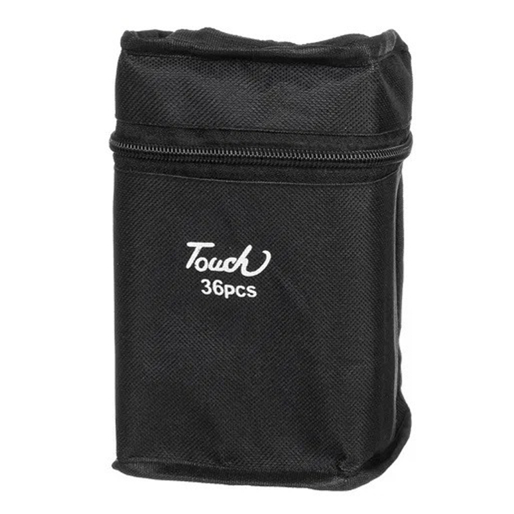 Маркер для скетчинга, двусторонние, Touch Aibao, четырёхгранные, 13 мм, спиртовые, 36 шт