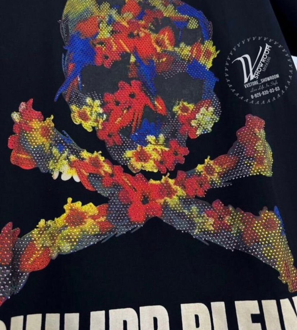 Футболка Philipp Plein Skull Flower