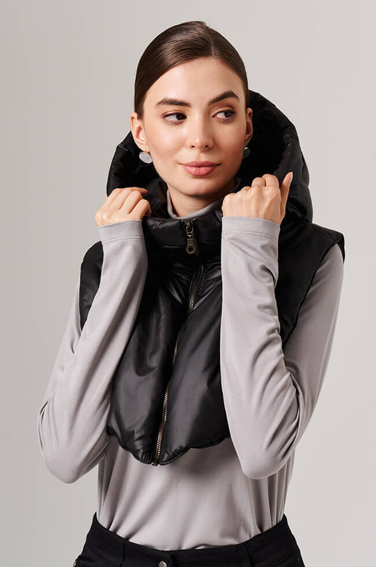 8406 Манишка женская (черный)