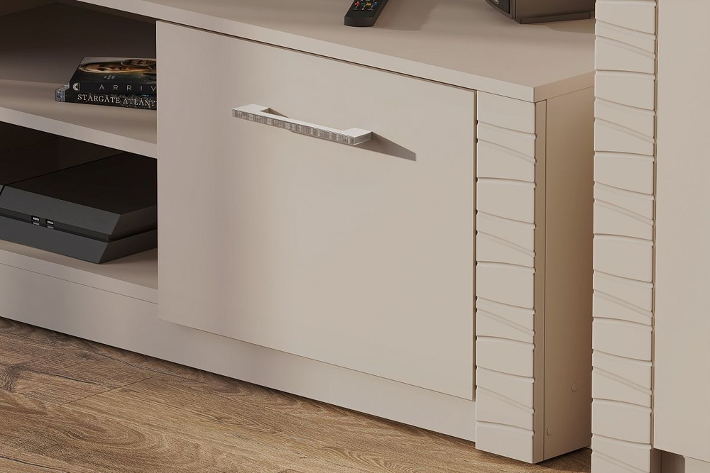 Модульная стенка в гостиную со шкафом Меланж 346х40х210 см