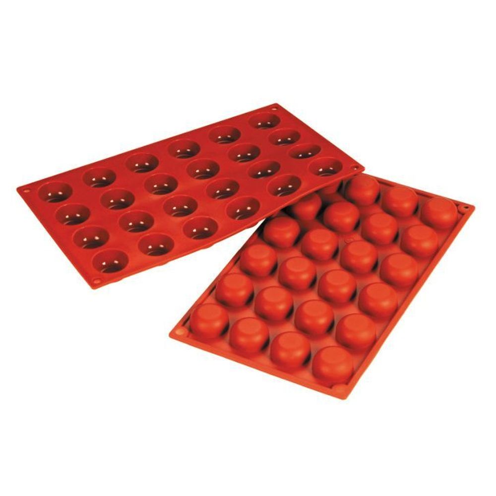 Форма силиконовая P.L. Proff Cuisine &quot;Помпоннет&quot; 24 ячейки d 34 мм, h 16 мм (30*17,5 см)