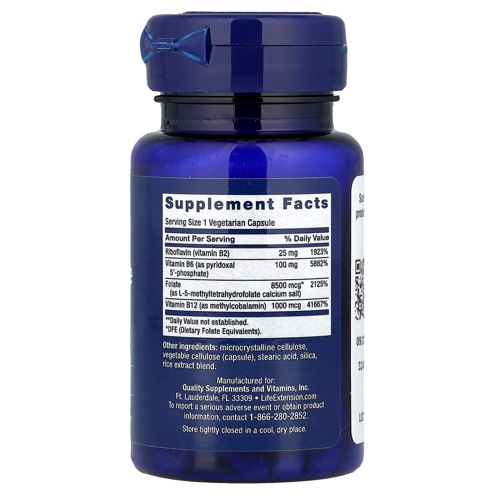 Life Extension, Homocysteine Resist, 60 вегетарианских капсул