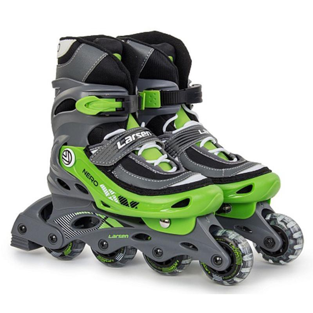 Ролики раздвижные Larsen Nero