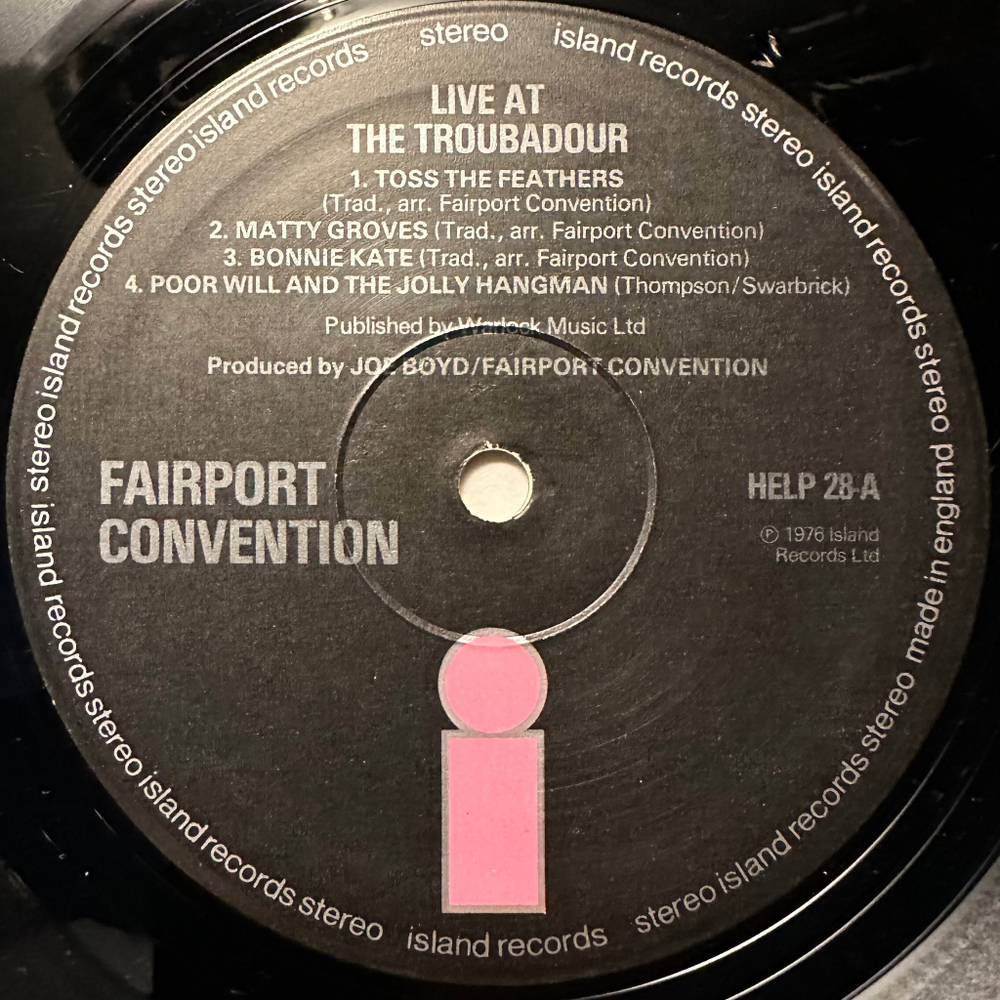 Fairport Convention - Live At The L.A. Troubadour (England 1977г.)