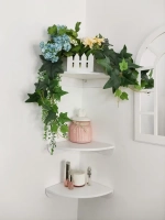 Комплект угловых полок. 2 штуки 25*25 см