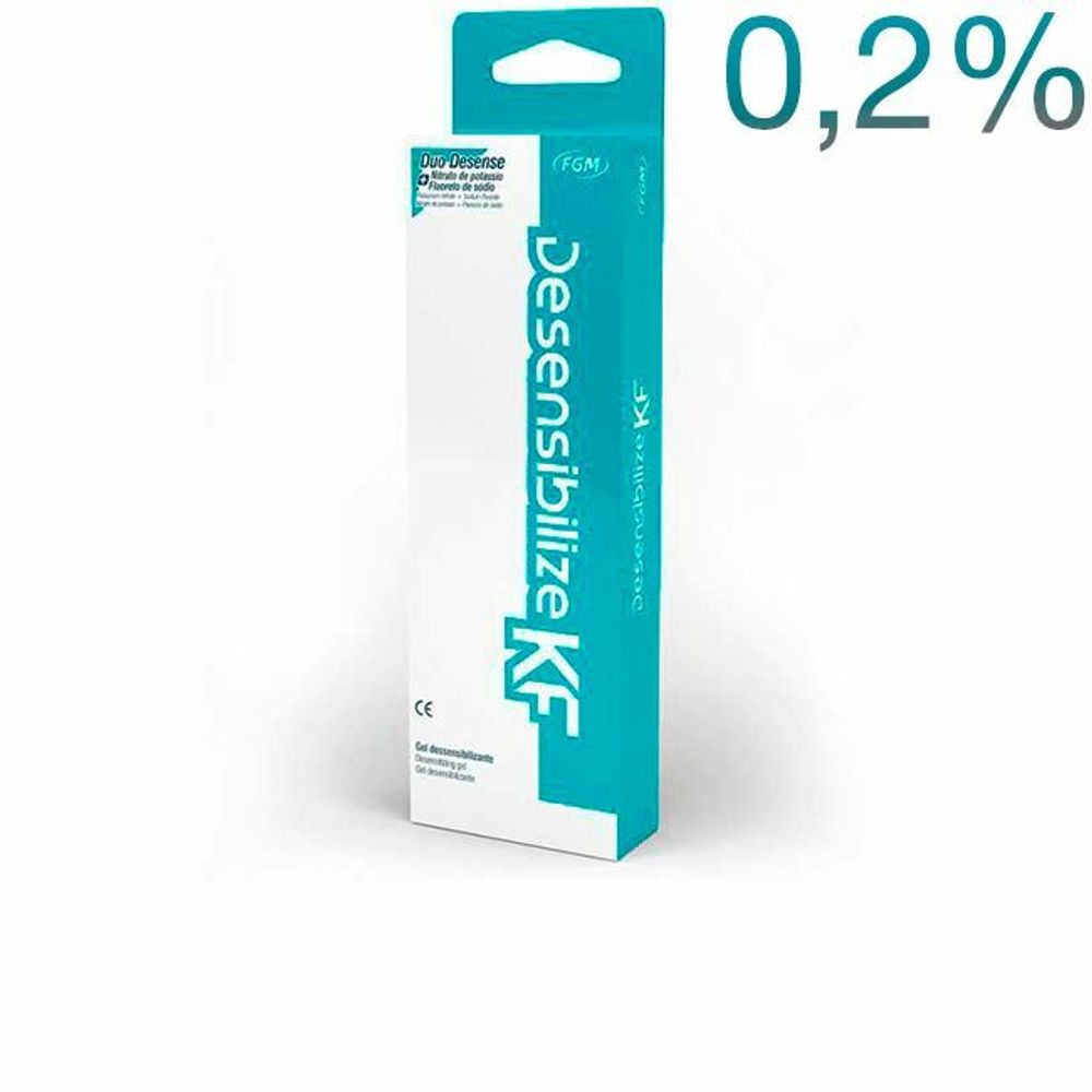 Desensibilize KF 0,2% для домашнего снижения чувствительности дентина. 1 шприц 2,5 г + 1 нак (Бразилия)