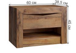 Прикроватная тумба Саманта таксония шоколадная