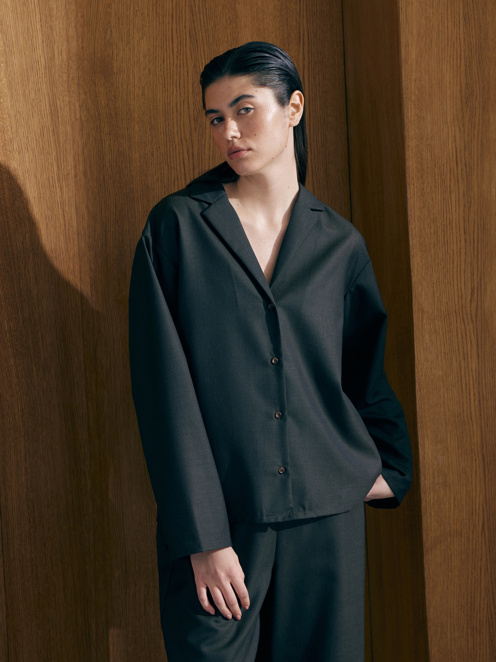 Petra Suit in Dark Brown