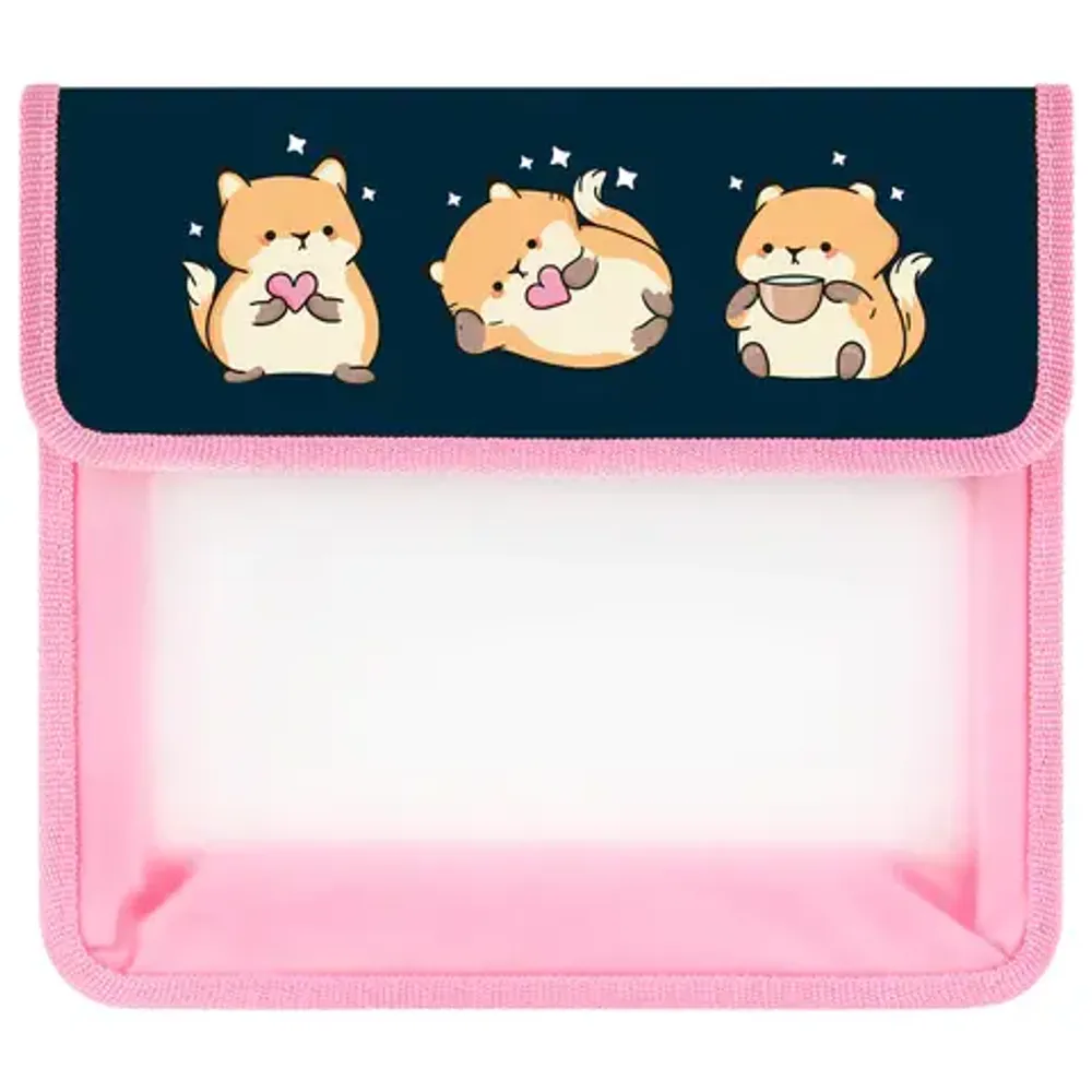 Папка для тетрадей 2 отделение А5 на липучке Юнландия Relaxing cats, пластик