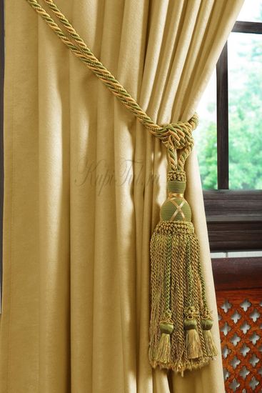 Длинные шторы. Mild (жёлтый)