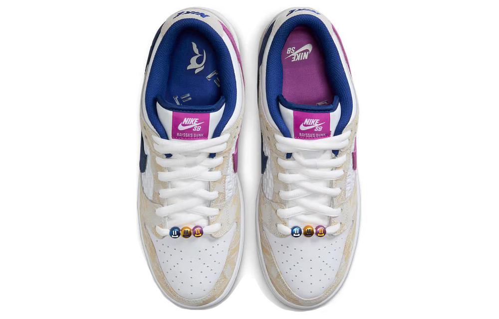 Кроссовки Rayssa Leal X Nike Dunk Sb "Pure Platinum And Vivid Purple"