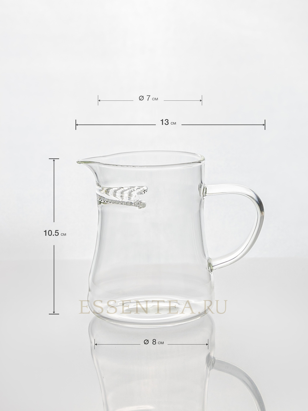 чашка стеклянная 350 мл размеры
