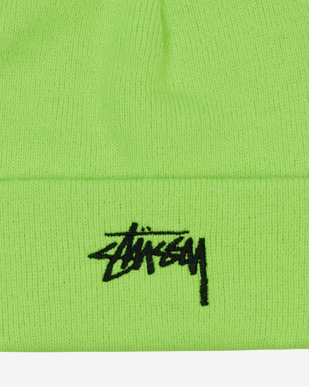 Stüssy Шапка-Бини С Манжетами Stock Green Fluo Green