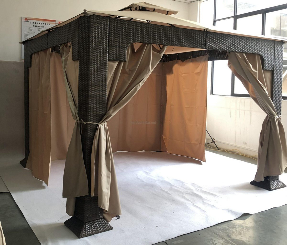 Беседка-тент садовая. Шатер из ротанга Кантри «Country»