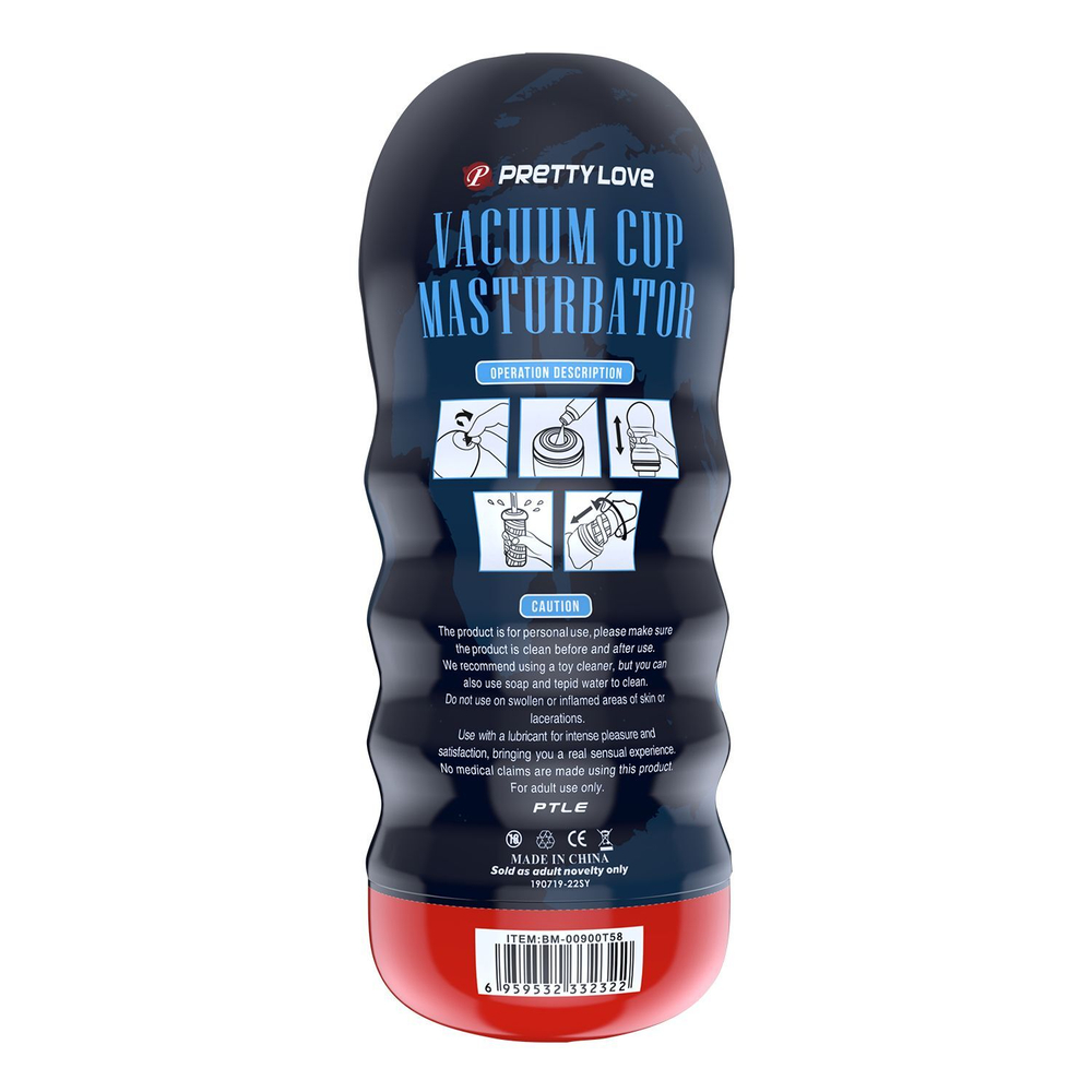 Мастурбатор-вагина Vacuum Cup Masturbator (Цвет: телесный)