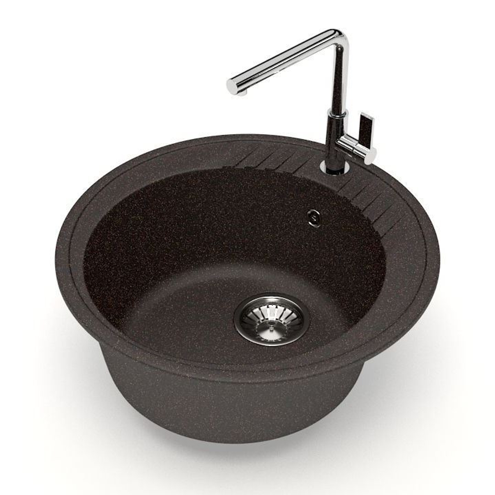 Кухонная мойка GLANZ J006-G38 515мм Царский янтарь