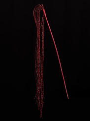 Ветвь из бисера Хвост Андромеды, красная, 64 см., Christmas DeLuxe (86731)