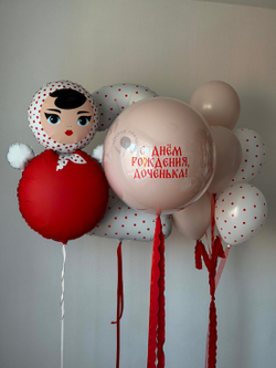 Воздушные шары для девочки на 2 годика №9187