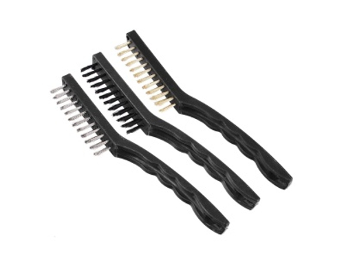 Набор щеток Ермак металл с пластик ручками (бол) (72шт/уп)