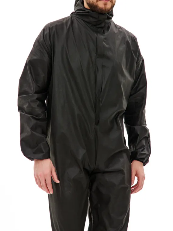 Защитный комбинезон Каспер 40гр/м2.,одноразовый черный