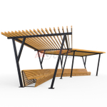 Пергола Арена со скамейкой