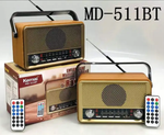 Радиоприемник Kemai MD-511BT +MP3плеер/пульт. Ретро стиль