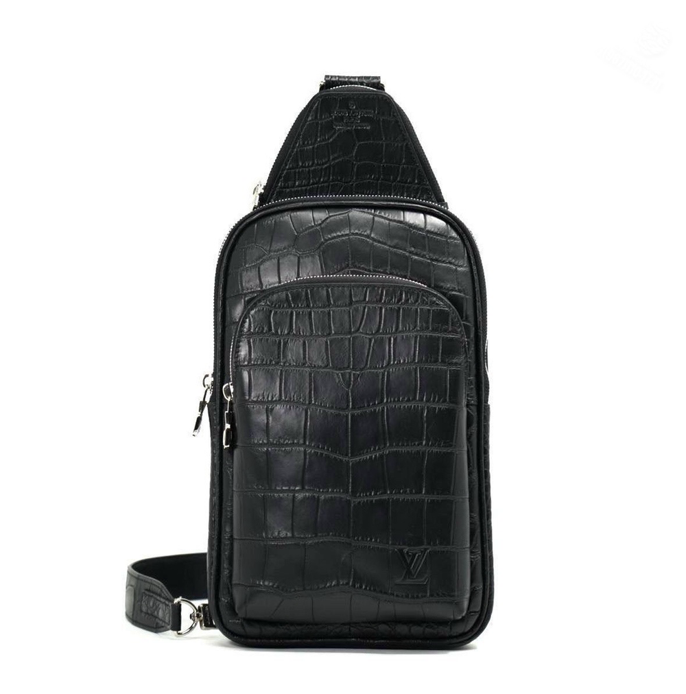 Сумка-слинг Louis Vuitton Avenue из кожи крокодила