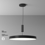 Потолочный светодиодный светильник Maytoni Zon C032CL-90W4K-RD-B